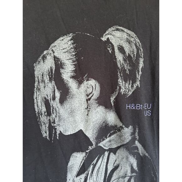 Keshi T Shirt Black Graphic Concert Tour Gabriel Heaven/Hell R&B Double Sided M - Picture 3 of 7